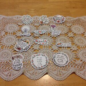 Bible Quotes and Christian Inspiration Stickers Bundle